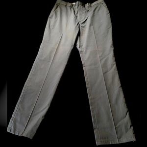 Gray Slim Fit Dress Pants